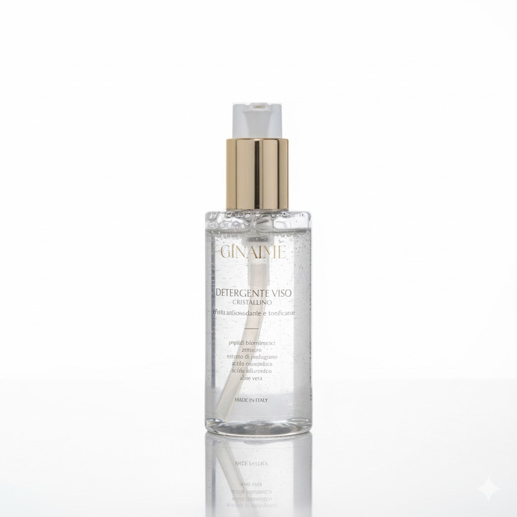 Ginaime detergente viso cristallino effetto antiossidante e tonificante
